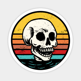 Summer Skull Magnet